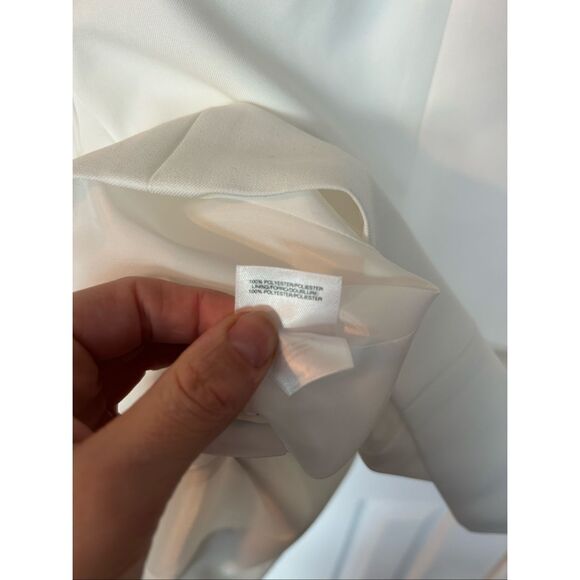 Anne Klein white blazer size M work attire work blazer white classy stylish - Picture 6 of 7